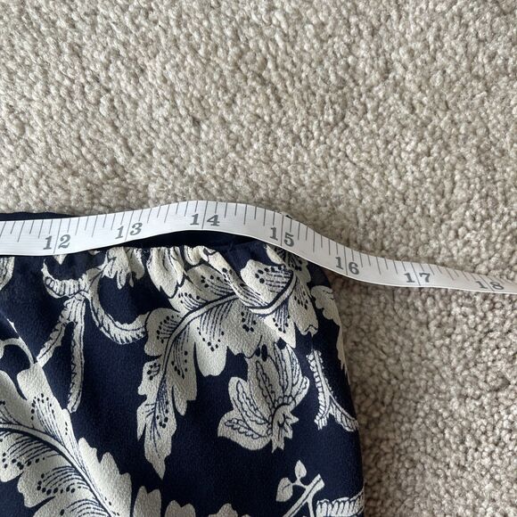 Lauren Ralph Silk Maxi Skirt 14W Floral Cottage Core Dainty Coquette Asymetrical - Picture 7 of 8